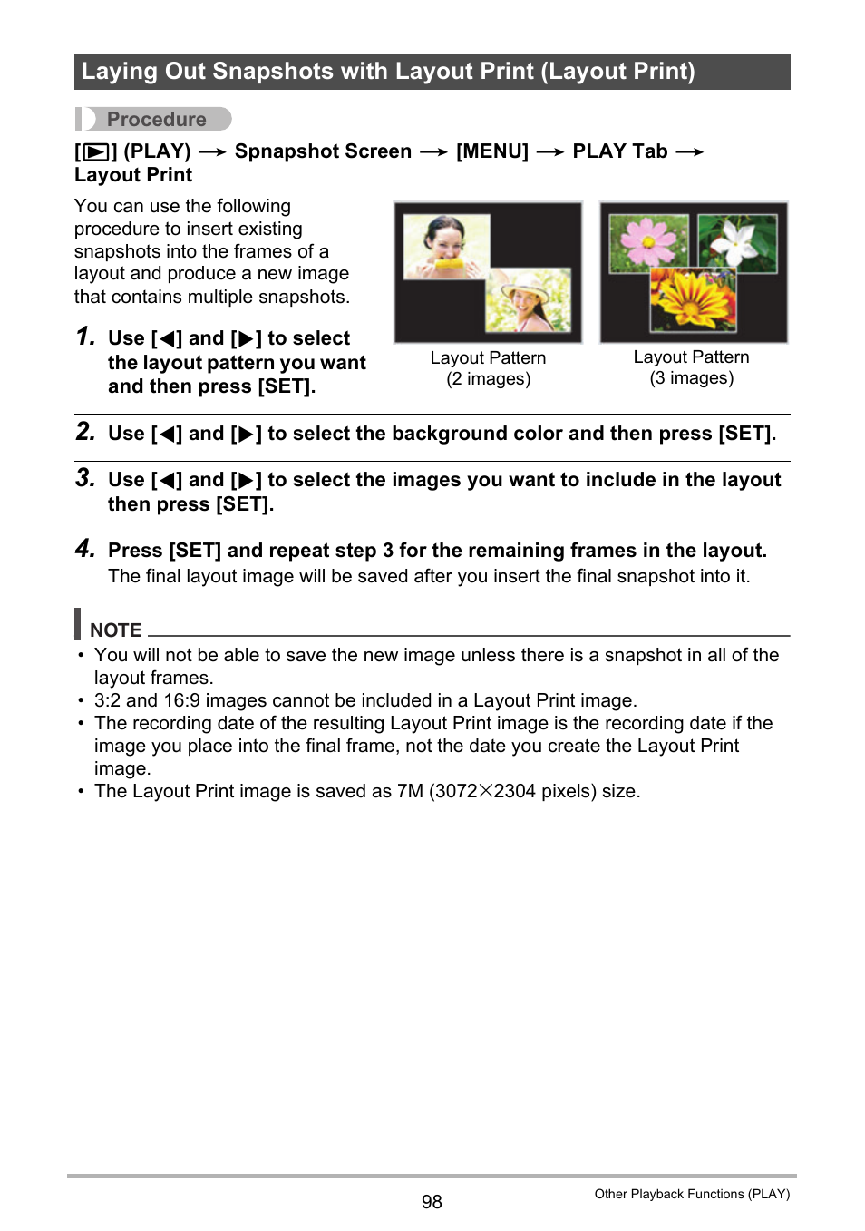 Casio EXILIM EX-S7 User Manual | Page 98 / 194