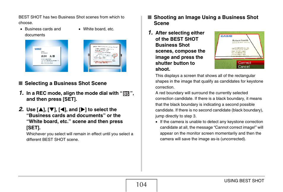 Casio EX-V7 User Manual | Page 104 / 276