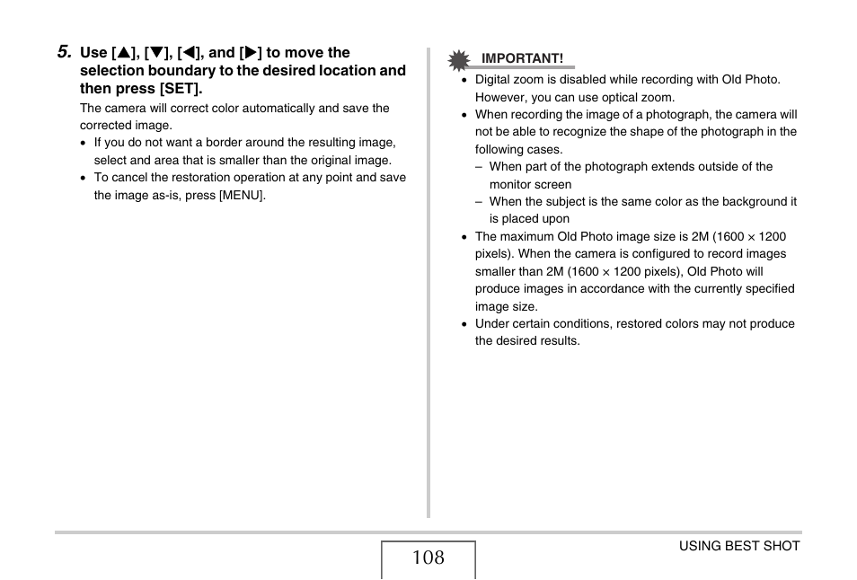 Casio EX-V7 User Manual | Page 108 / 276