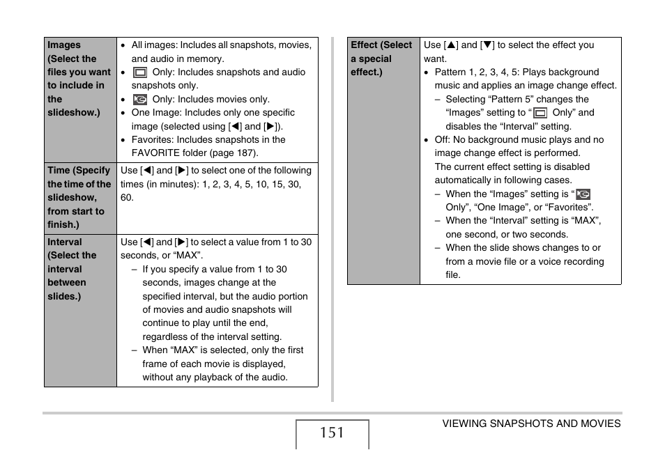 Casio EX-V7 User Manual | Page 151 / 276