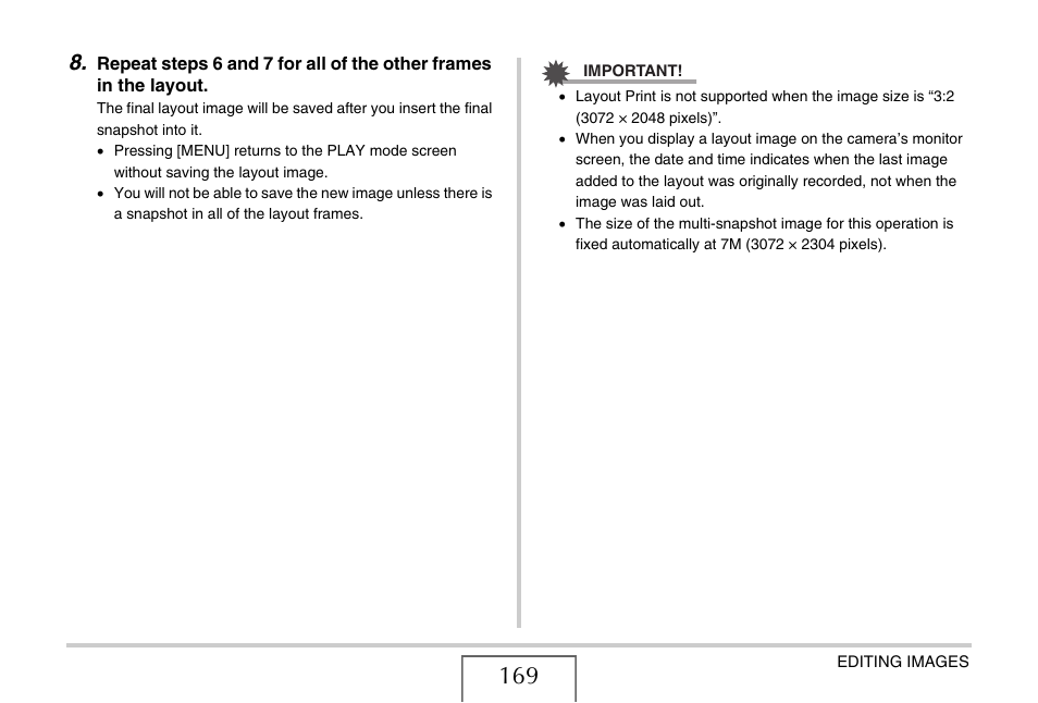 Casio EX-V7 User Manual | Page 169 / 276