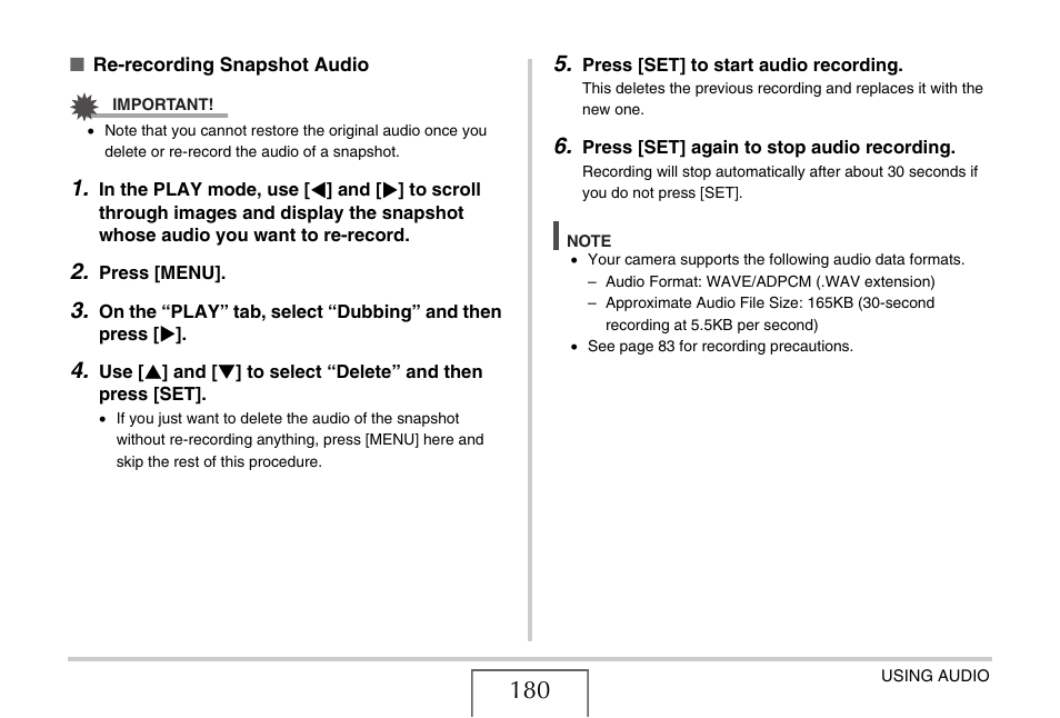 Casio EX-V7 User Manual | Page 180 / 276