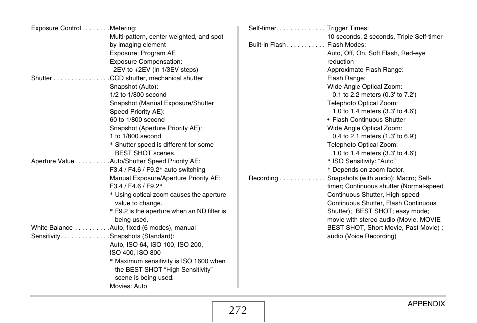 Casio EX-V7 User Manual | Page 272 / 276