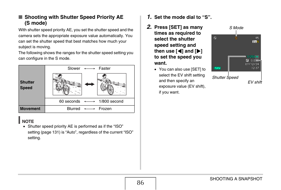 E 86 | Casio EX-V7 User Manual | Page 86 / 276