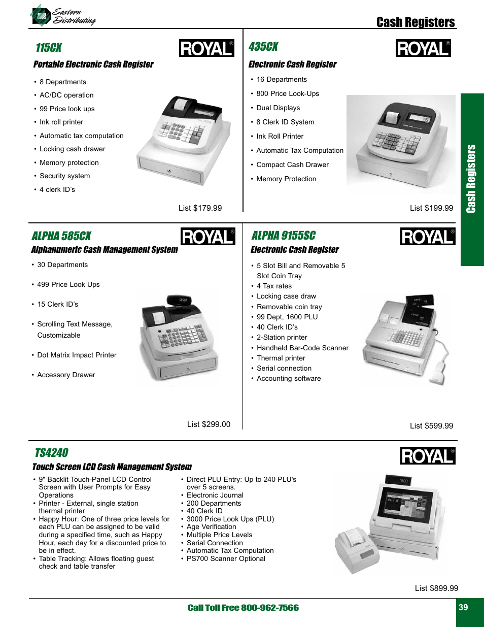 115cx, 435cx, Alpha 9155sc | Alpha 585cx, Ts4240, Cash registers | Casio EXILIM EX S 880 User Manual | Page 5 / 10