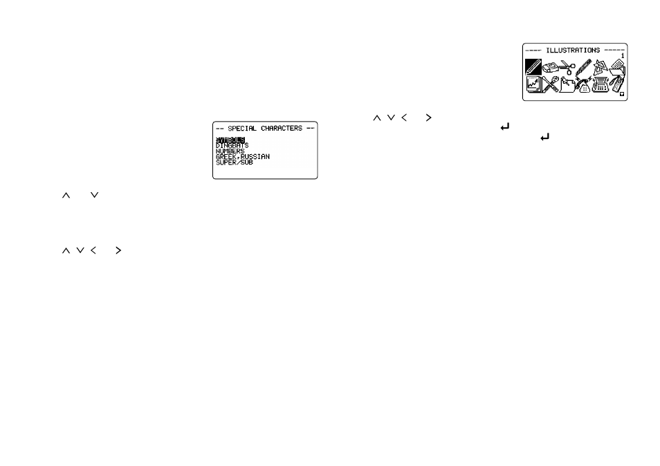 Inputting illustrations | Casio KL-C500 User Manual | Page 15 / 52