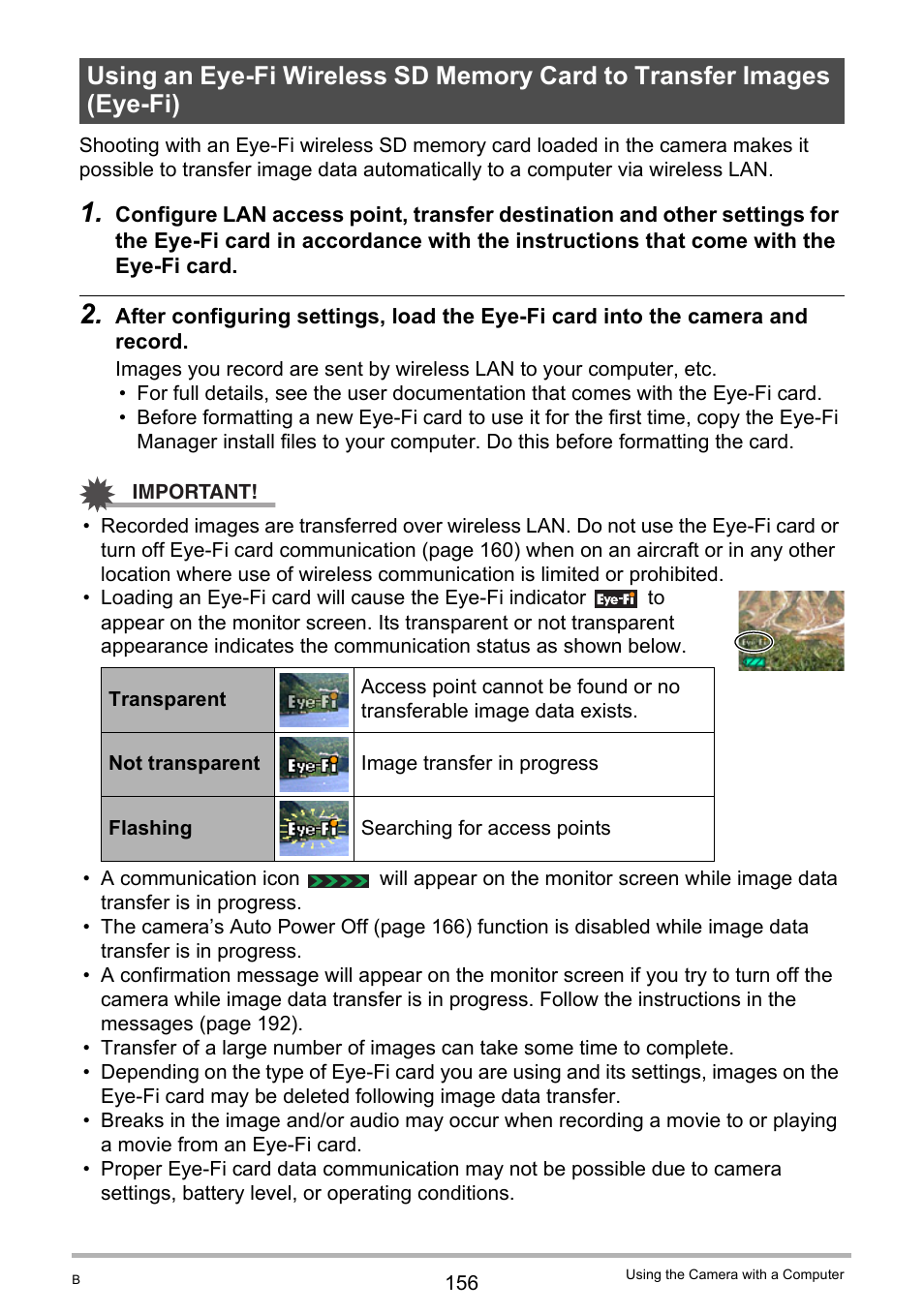 Casio EXILIM EX-ZR200 User Manual | Page 156 / 201