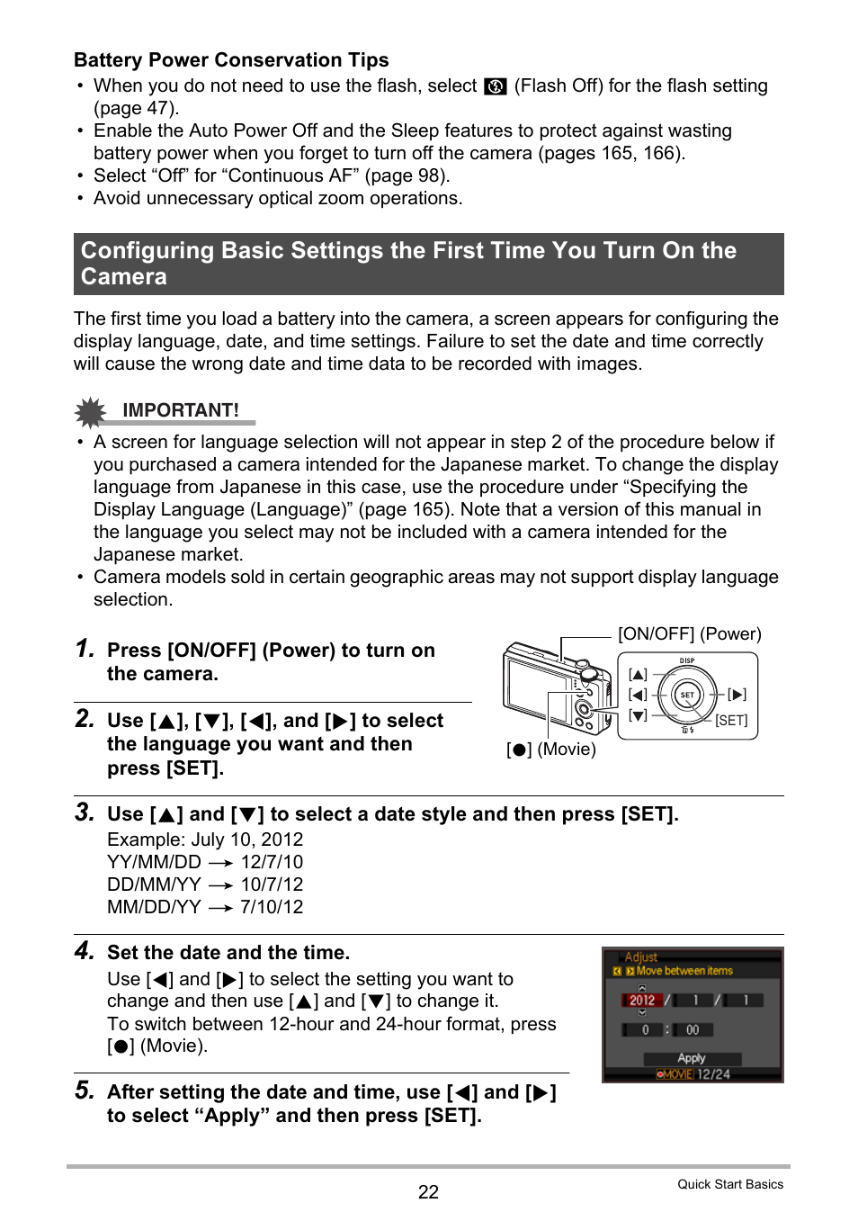 Casio EXILIM EX-ZR200 User Manual | Page 22 / 201