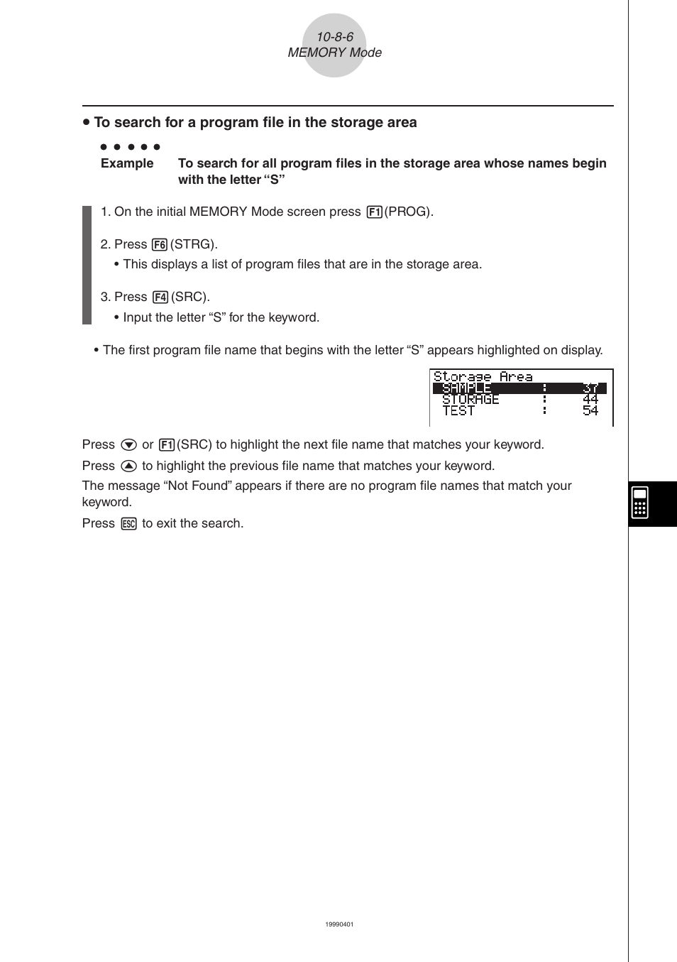 Casio FA-123 User Manual | Page 19 / 22