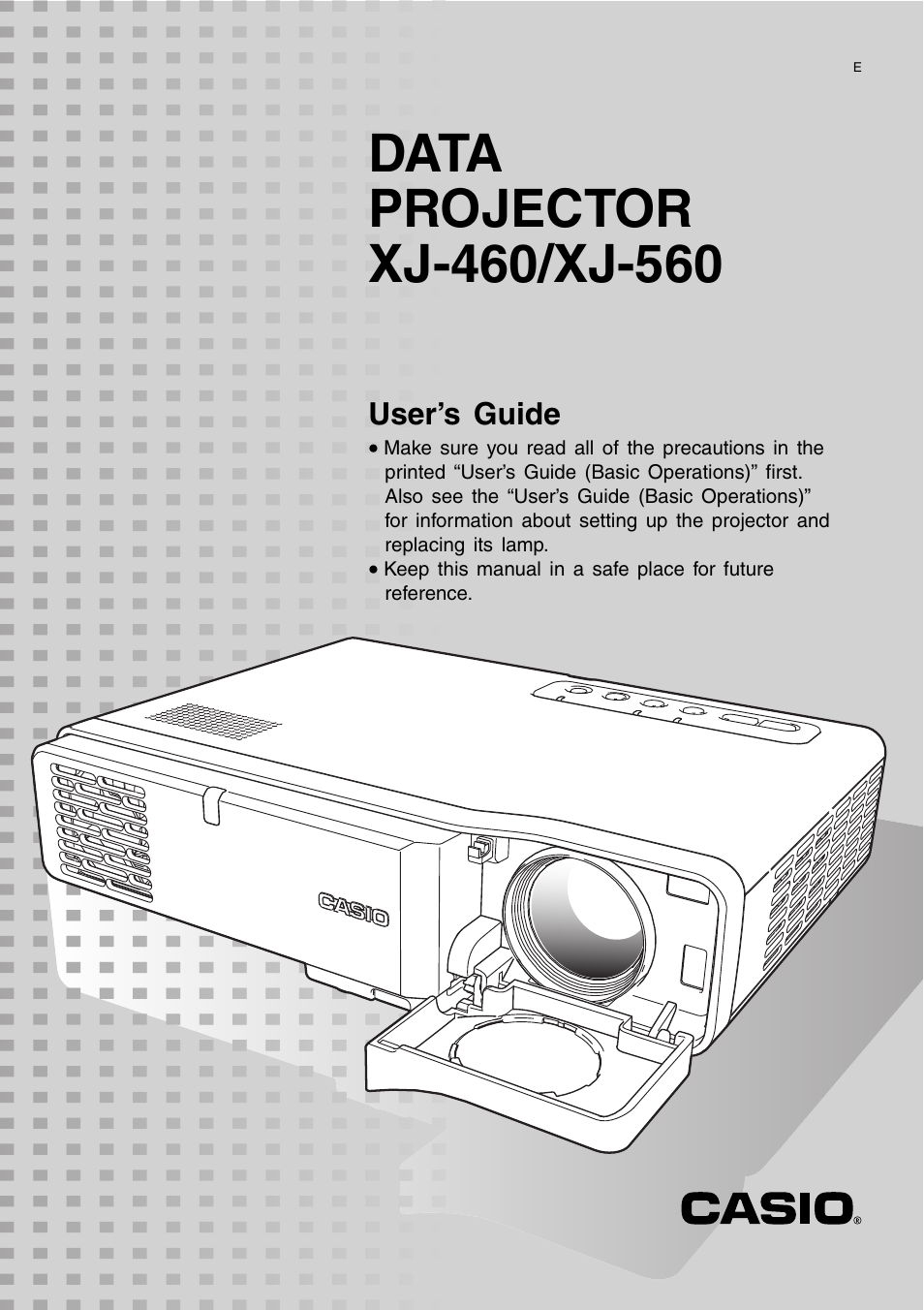 Casio XJ-460 User Manual | 78 pages