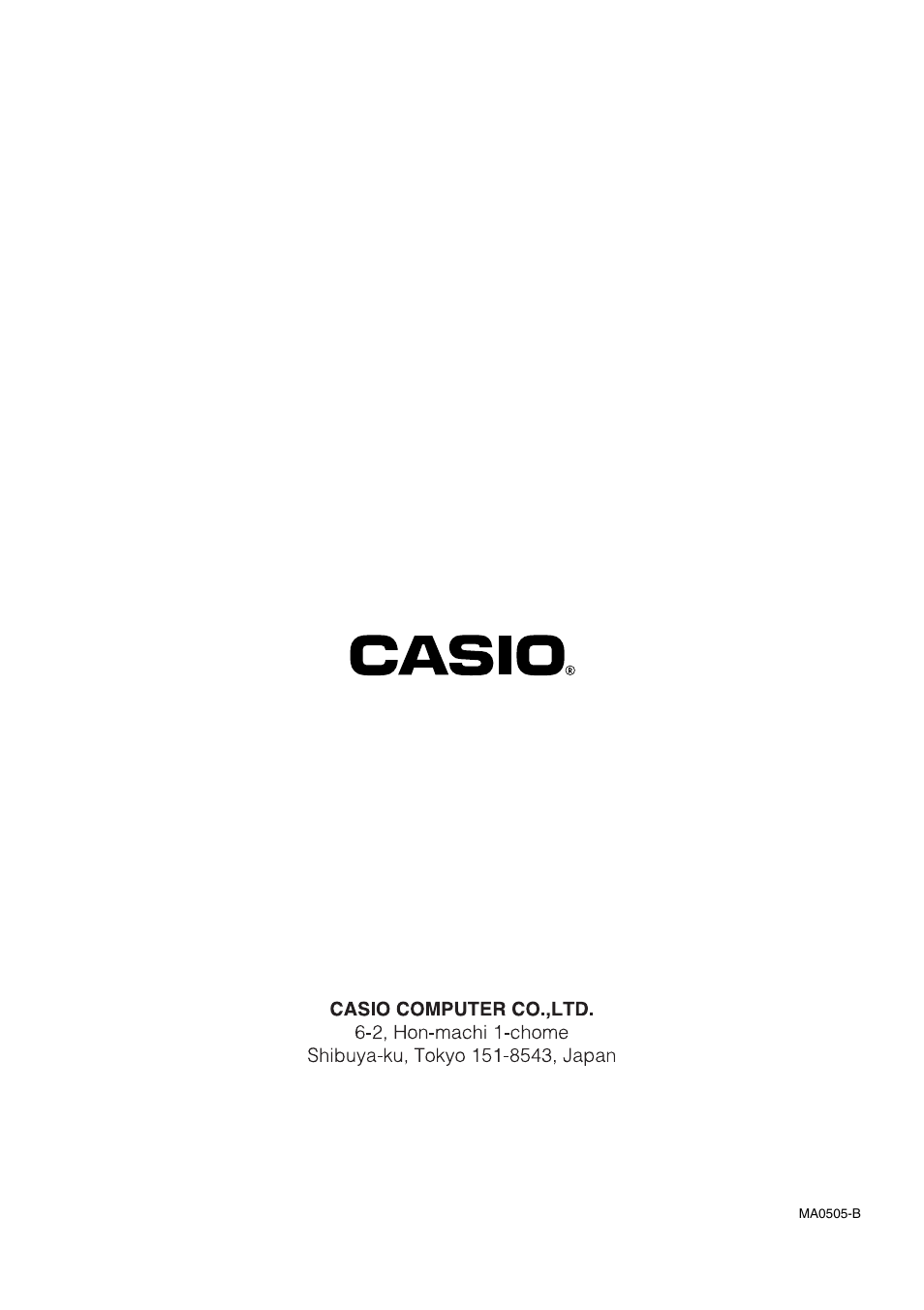Casio XJ-460 User Manual | Page 78 / 78