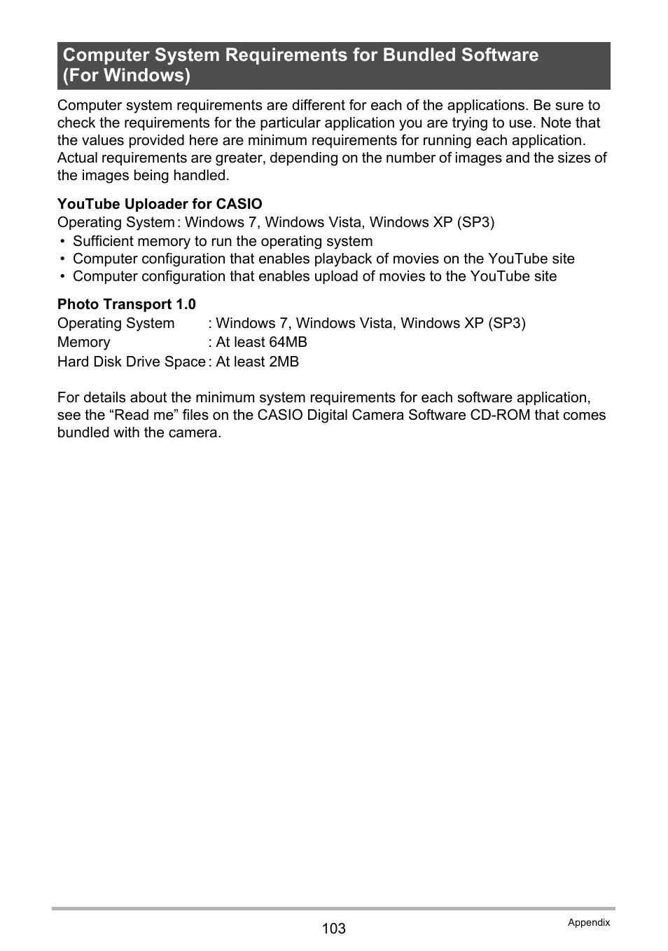 Ge 103 of this manual | Casio EX-ZS15 User Manual | Page 103 / 118