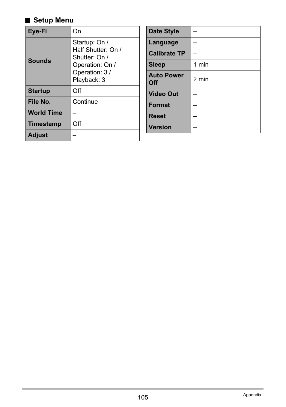 Casio EX-ZS15 User Manual | Page 105 / 118