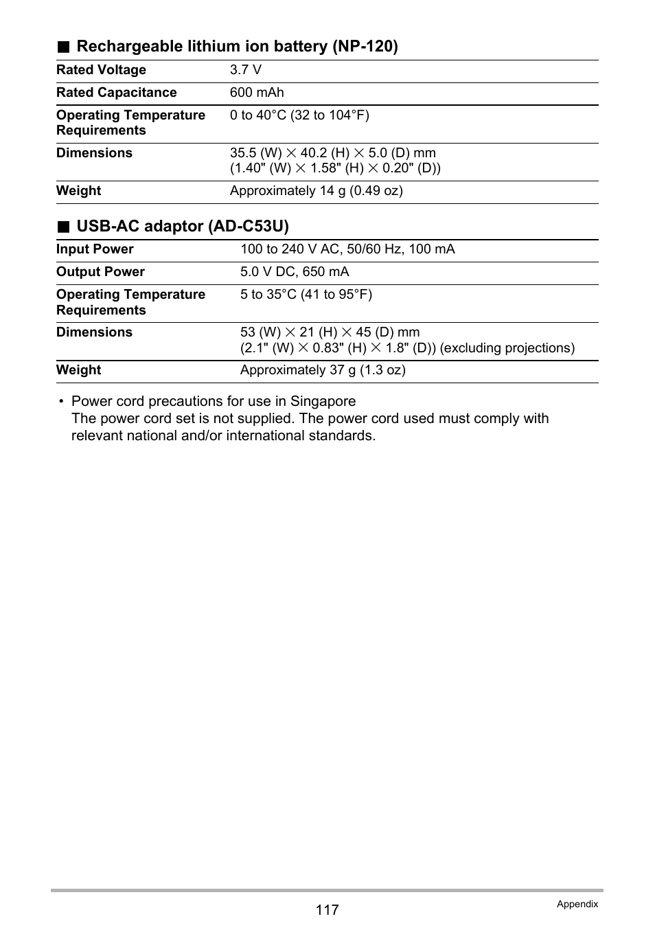 Casio EX-ZS15 User Manual | Page 117 / 118