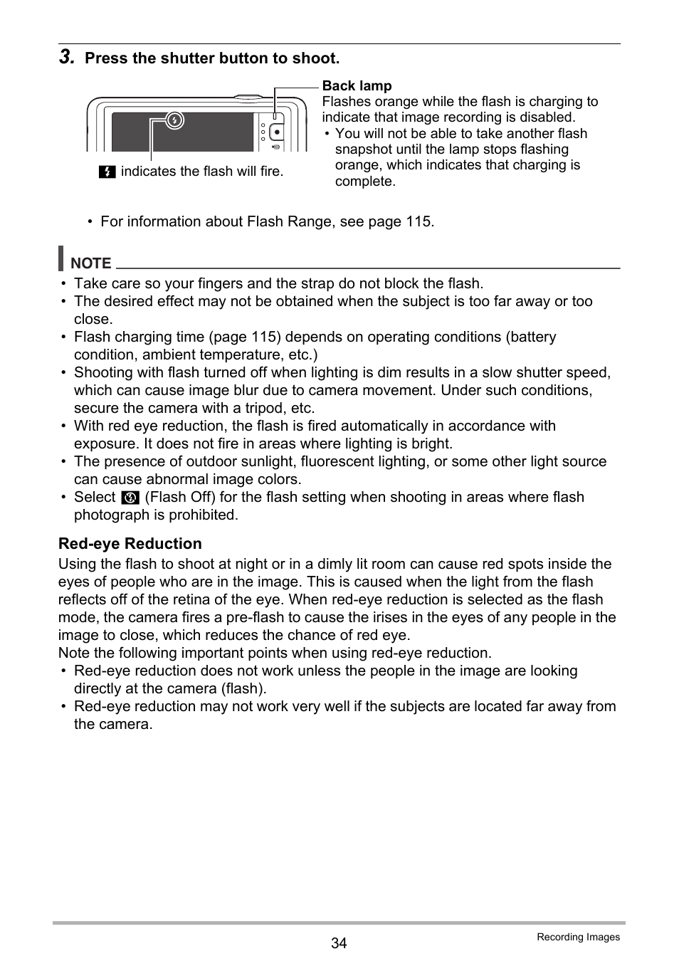 Casio EX-ZS15 User Manual | Page 34 / 118