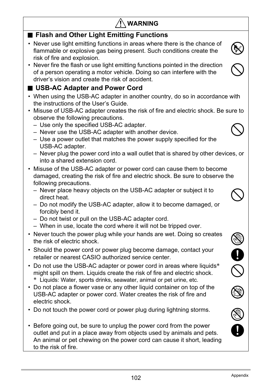 Casio EXILIM EX-N1 User Manual | Page 102 / 128