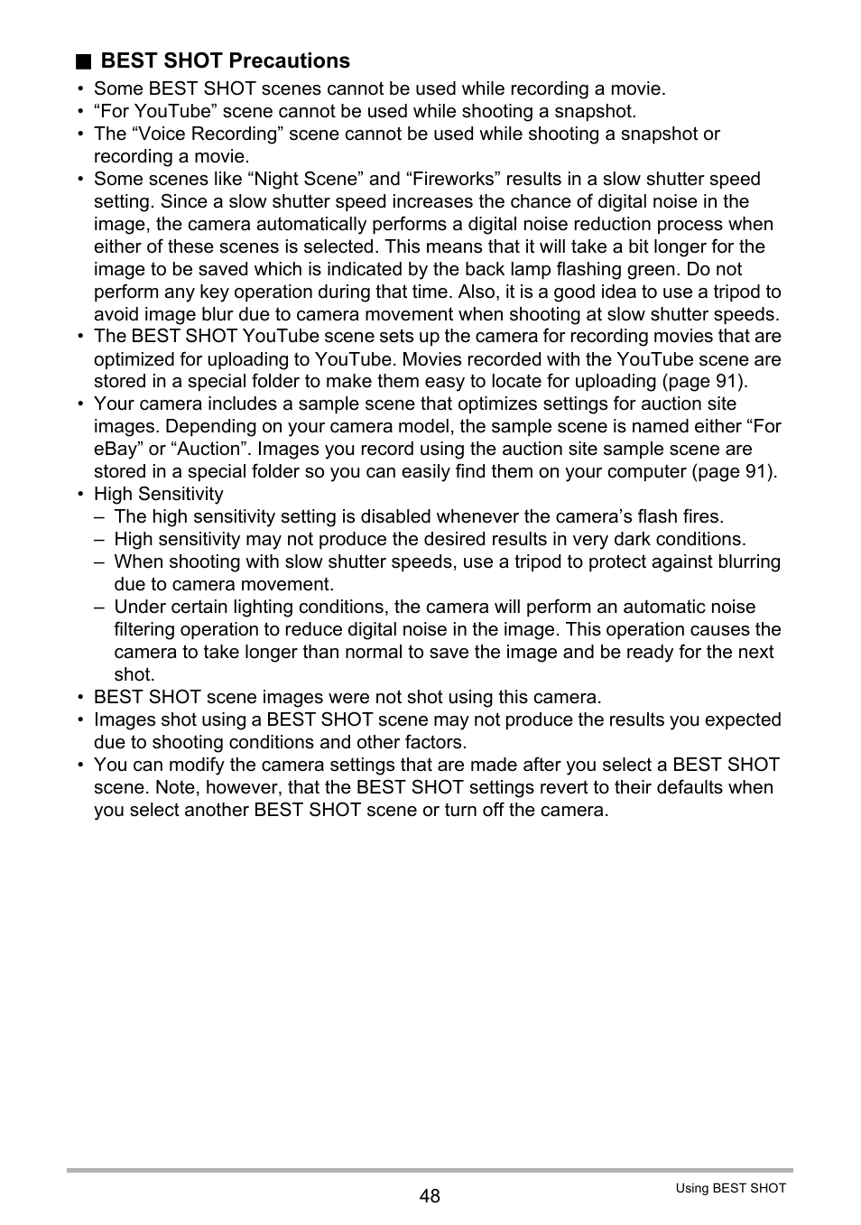 Casio EXILIM EX-N1 User Manual | Page 48 / 128