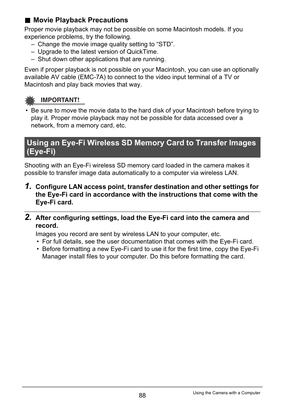 Casio EXILIM EX-N1 User Manual | Page 88 / 128