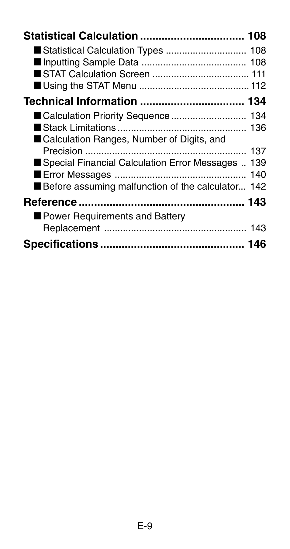 Casio FC-200V User Manual | Page 11 / 149