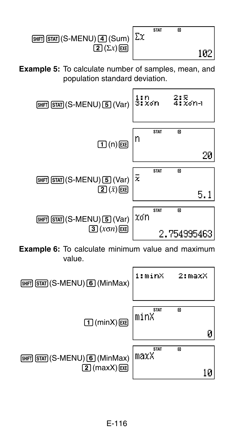 Casio FC-200V User Manual | Page 118 / 149