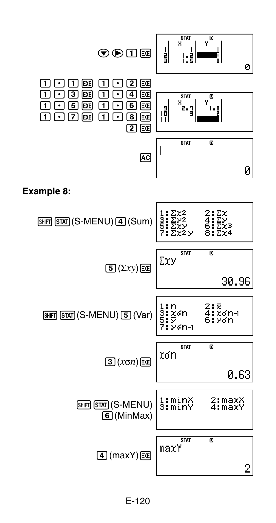 Casio FC-200V User Manual | Page 122 / 149