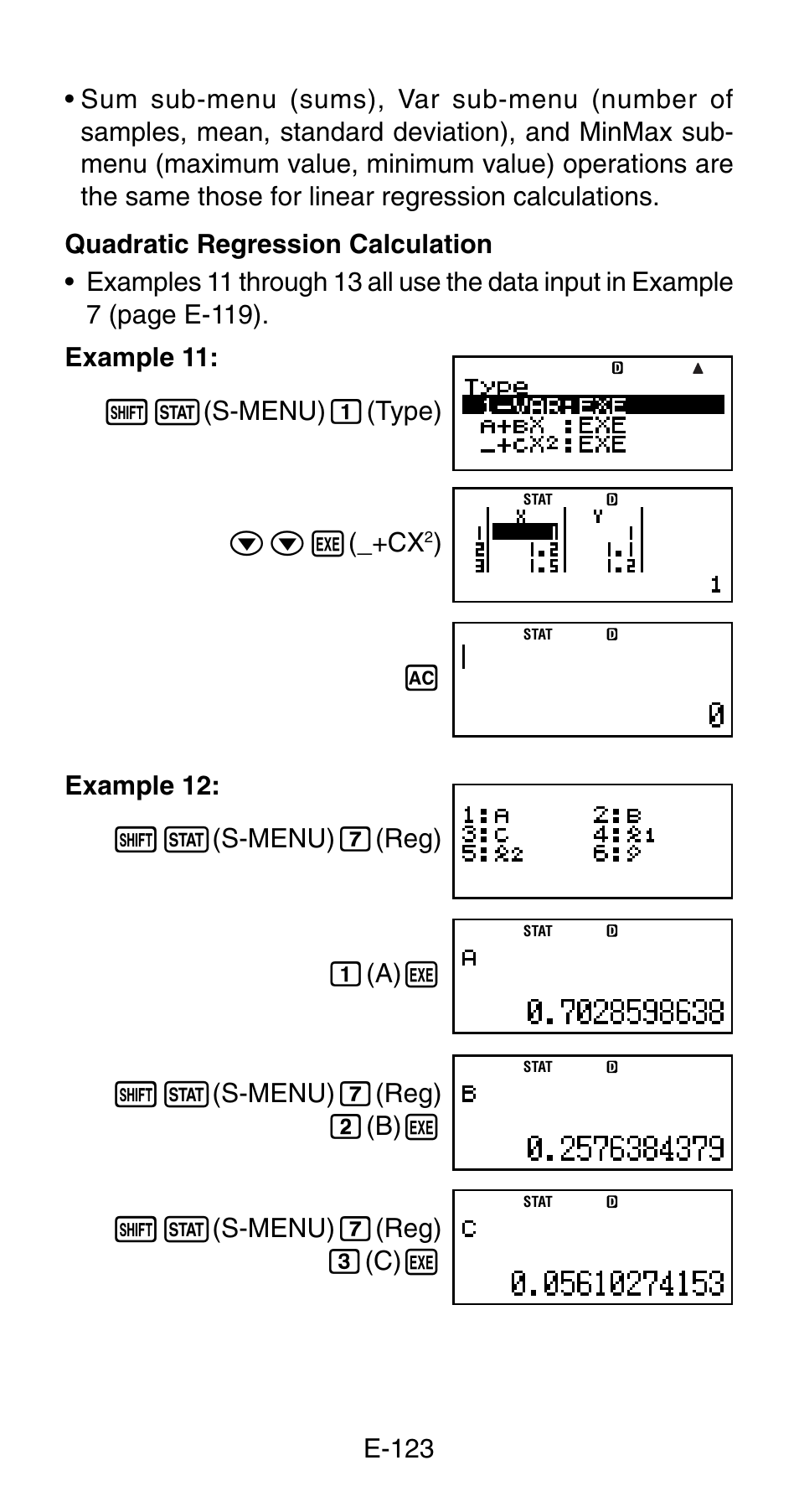 Casio FC-200V User Manual | Page 125 / 149