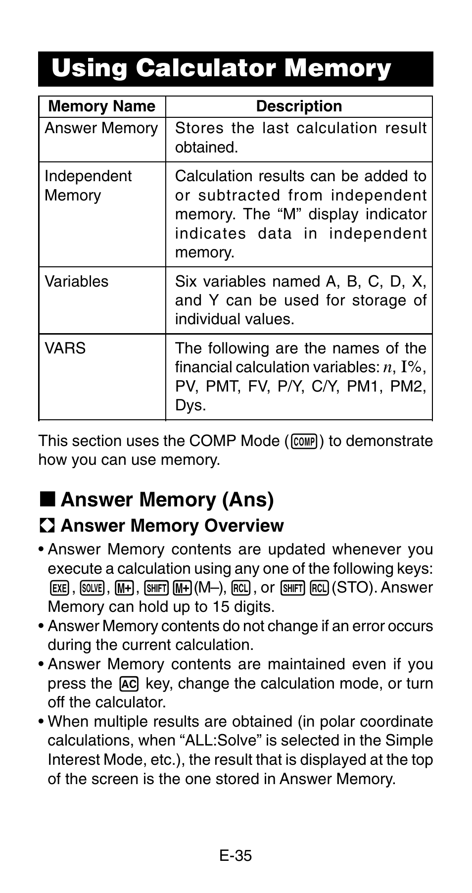Casio FC-200V User Manual | Page 37 / 149