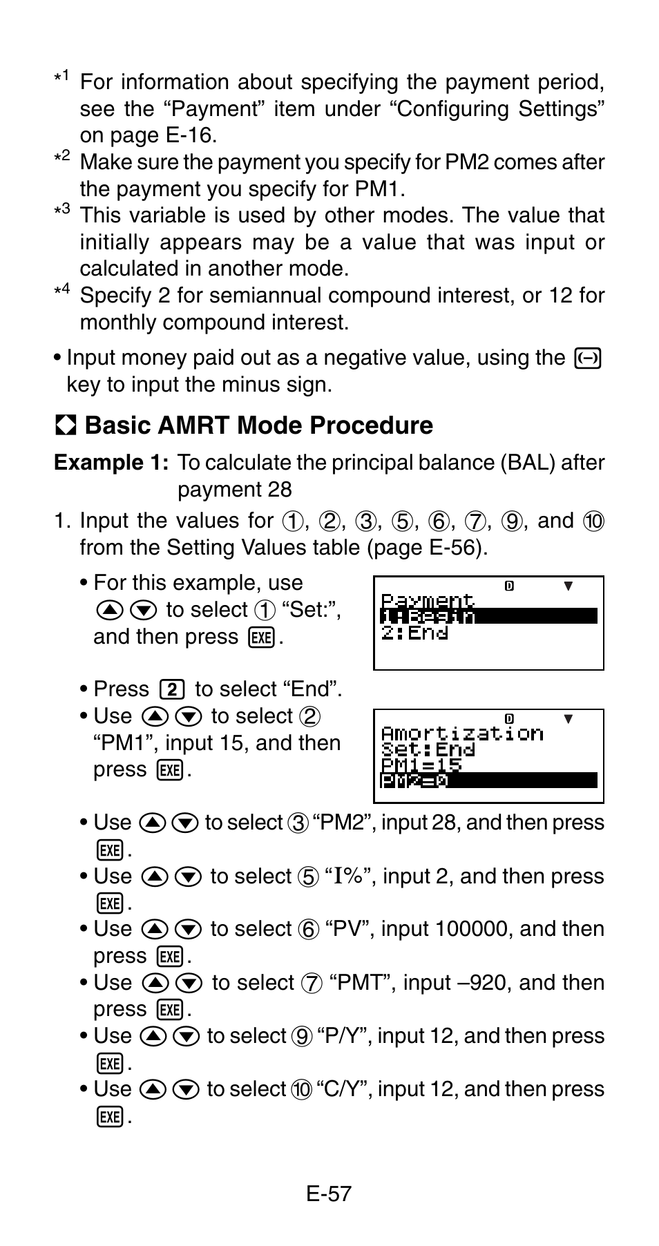 A basic amrt mode procedure | Casio FC-200V User Manual | Page 59 / 149