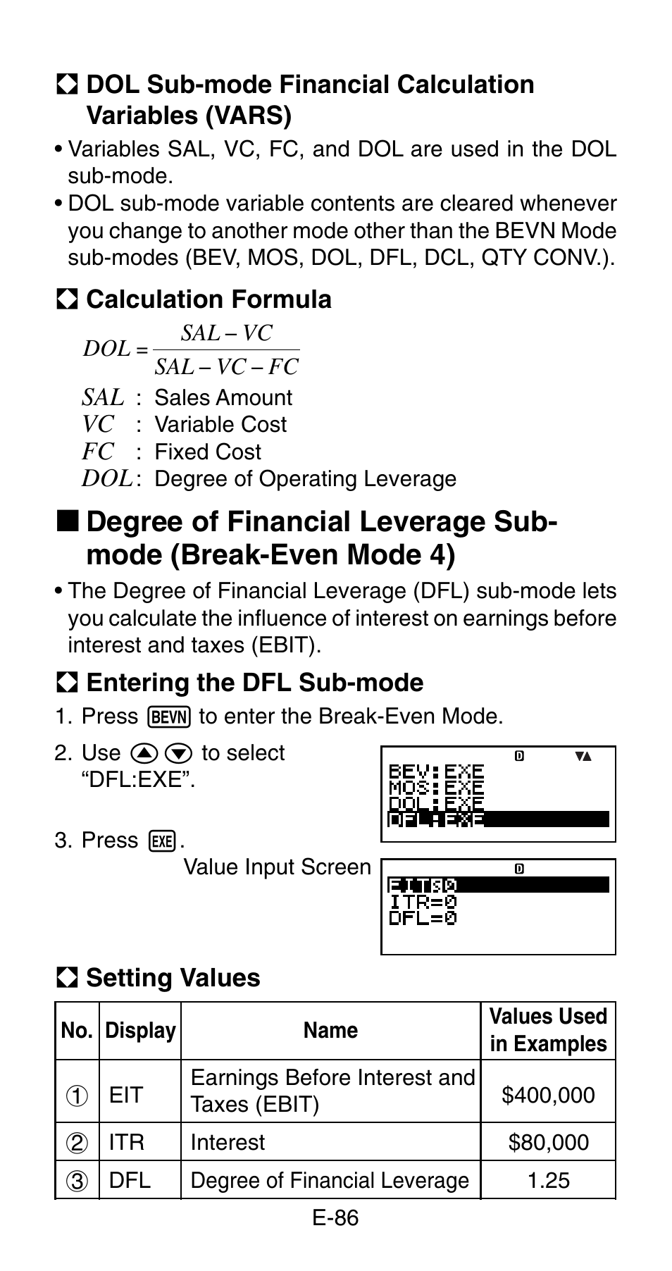 Casio FC-200V User Manual | Page 88 / 149