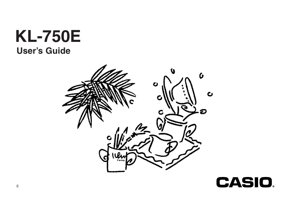 Casio KL-750E User Manual | 19 pages
