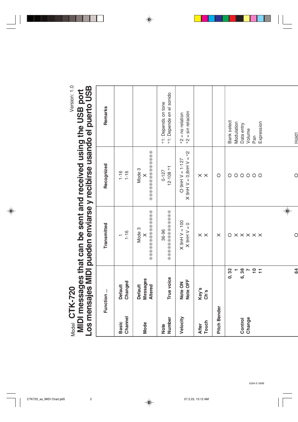 Casio CTK720 User Manual | Page 46 / 48