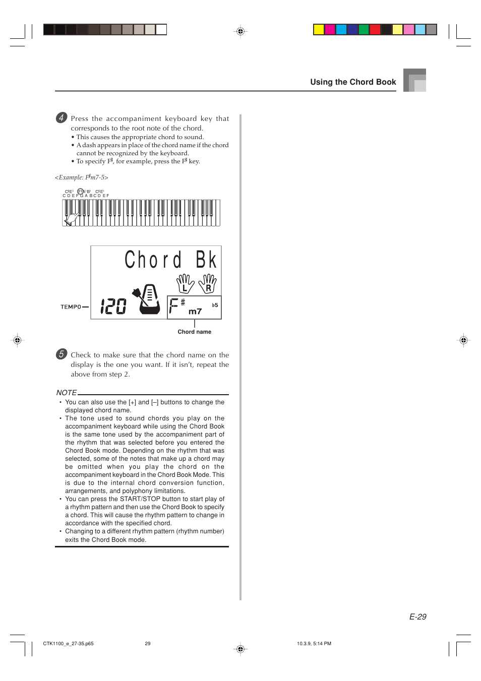 Casio CTK-1100 User Manual | Page 31 / 44