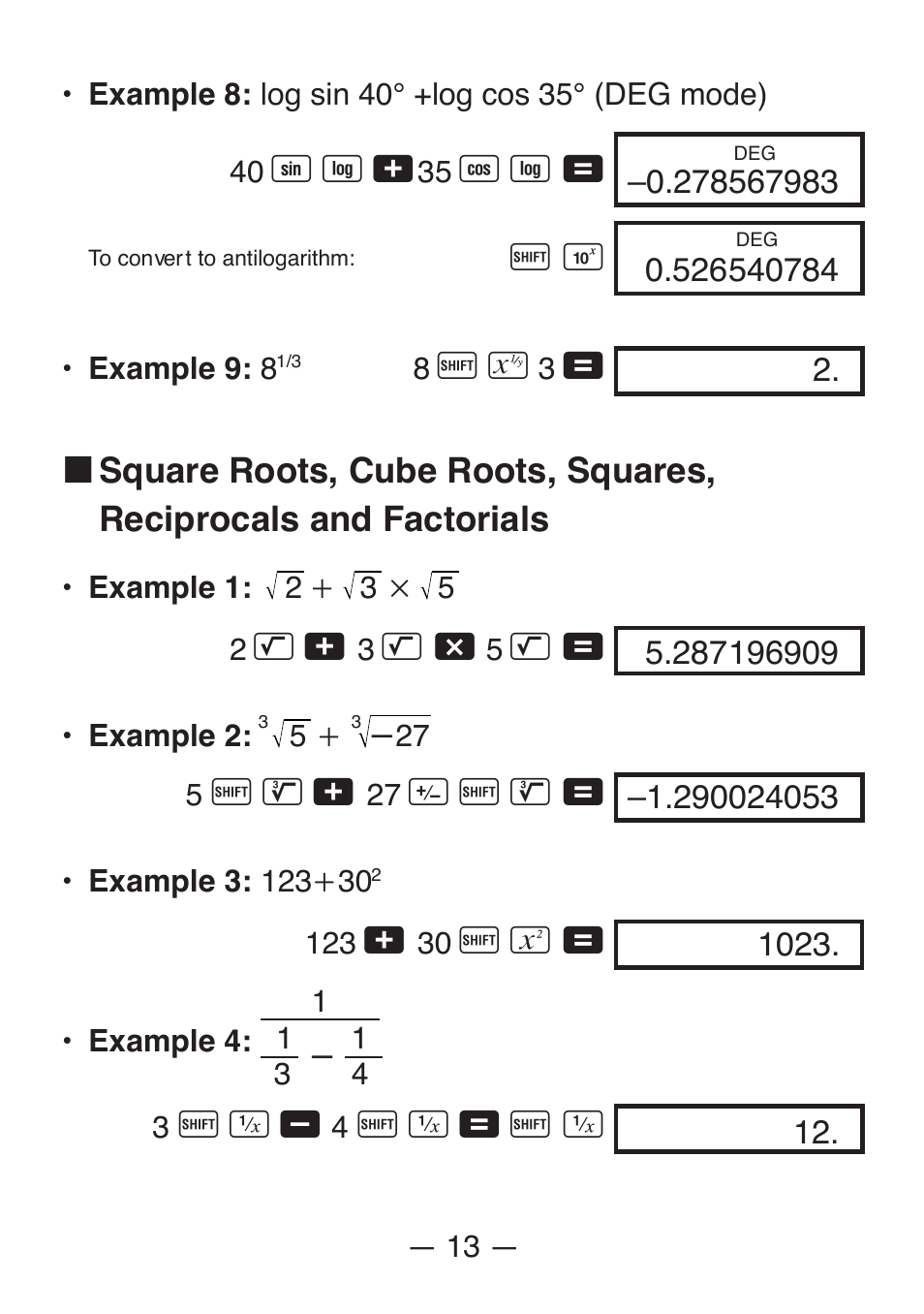 Casio FX-82SX User Manual | Page 15 / 35