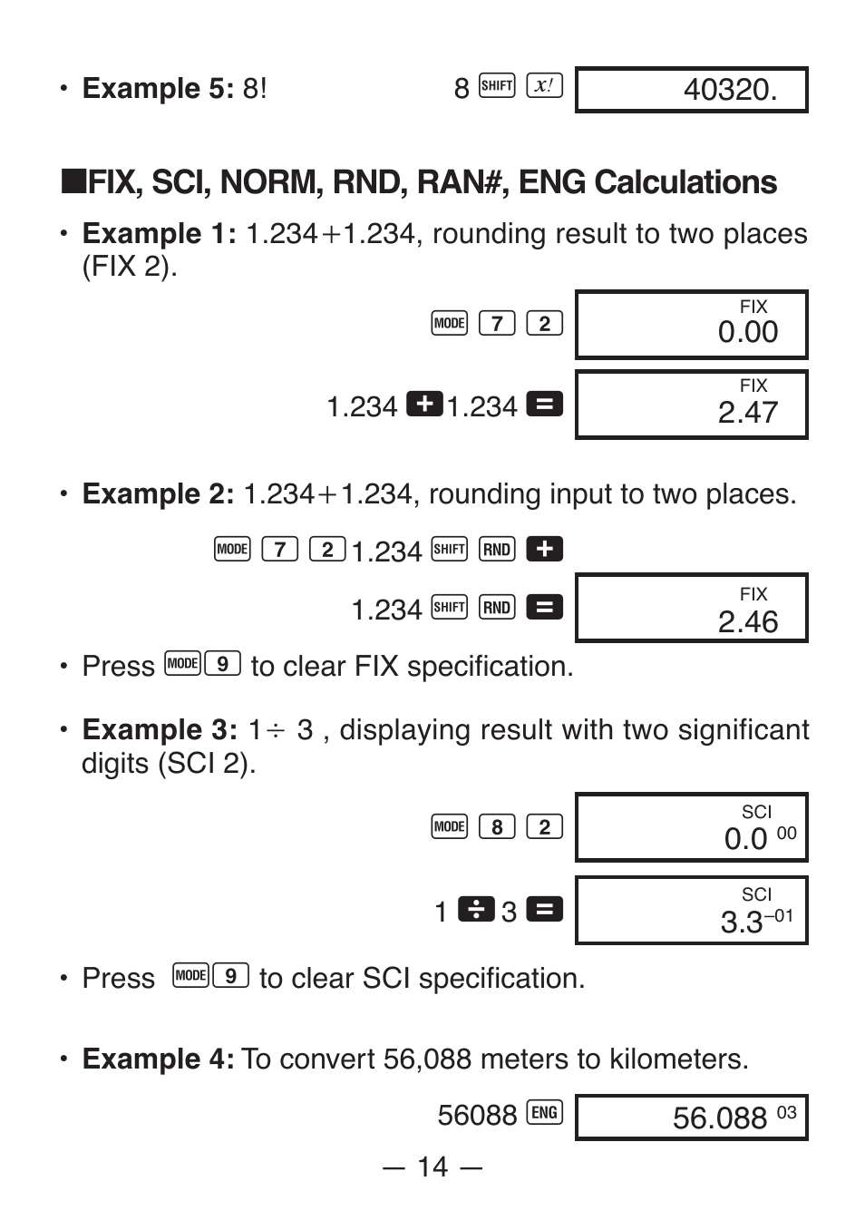 Casio FX-82SX User Manual | Page 16 / 35