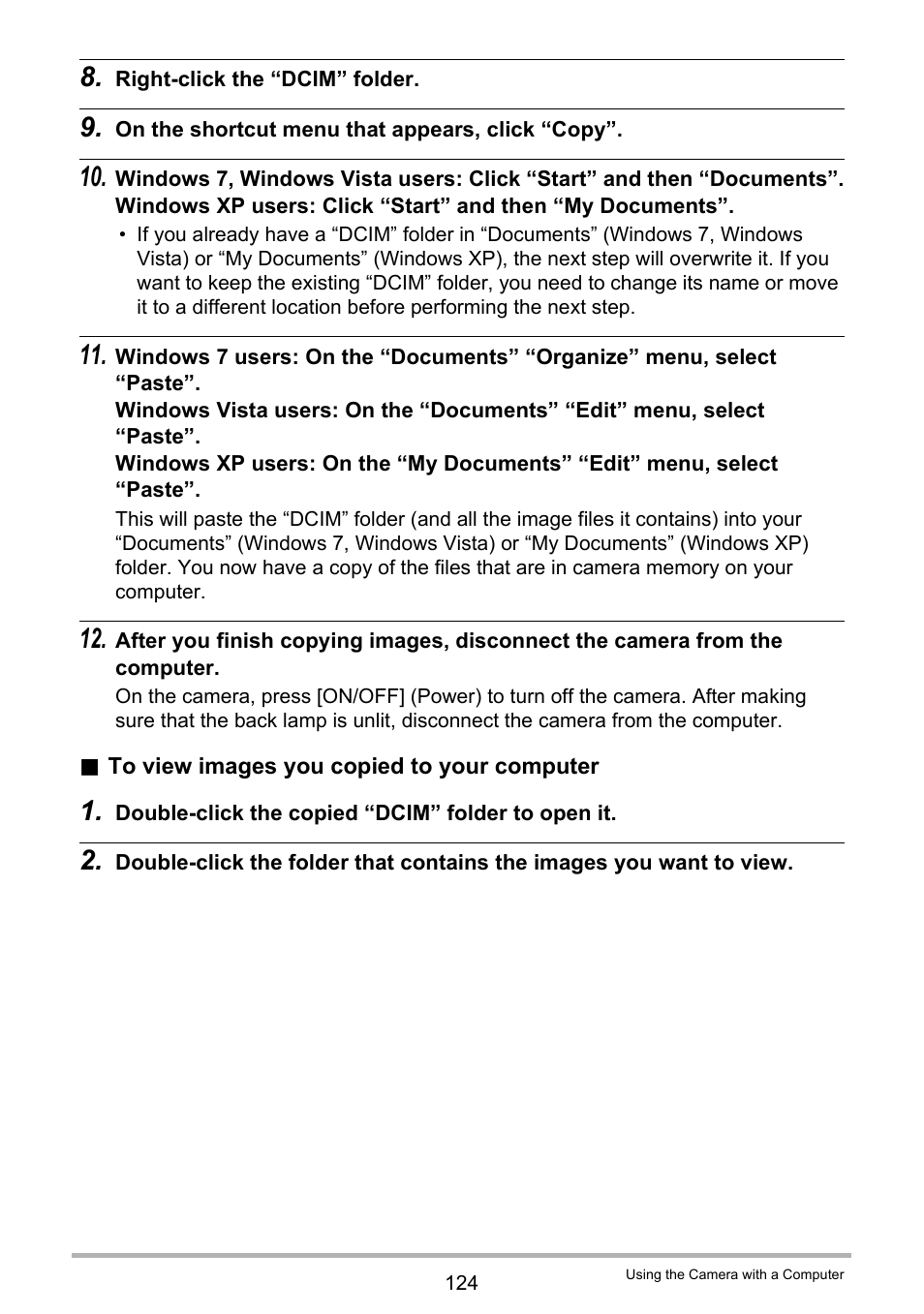 Casio EXILIM EX-H30 User Manual | Page 124 / 196