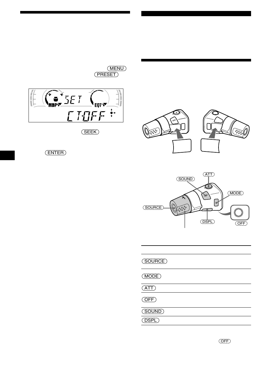 Other functions, Using the rotary commander, Setting the clock automatically | 16 setting the clock automatically | Sony CDX-L550 User Manual | Page 16 / 146
