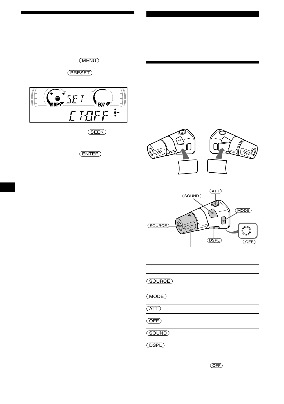 Andra funktioner, 16 ställa klockan automatiskt, Använda fjärrkontrollen rotary commander | Sony CDX-L550 User Manual | Page 64 / 146