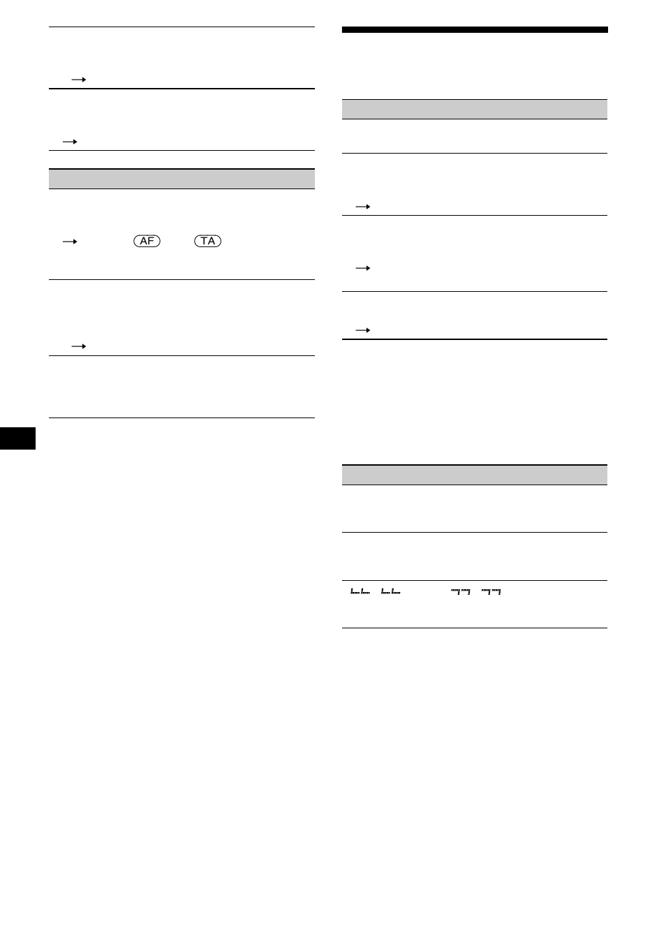 Felindikationer/ meddelanden, 24 felindikationer/ meddelanden | Sony CDX-L550 User Manual | Page 72 / 146