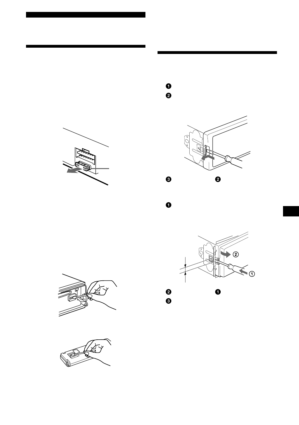 Informações adicionais, Manutenção, Desmontar o aparelho | Sony CDX-L550 User Manual | Page 93 / 146