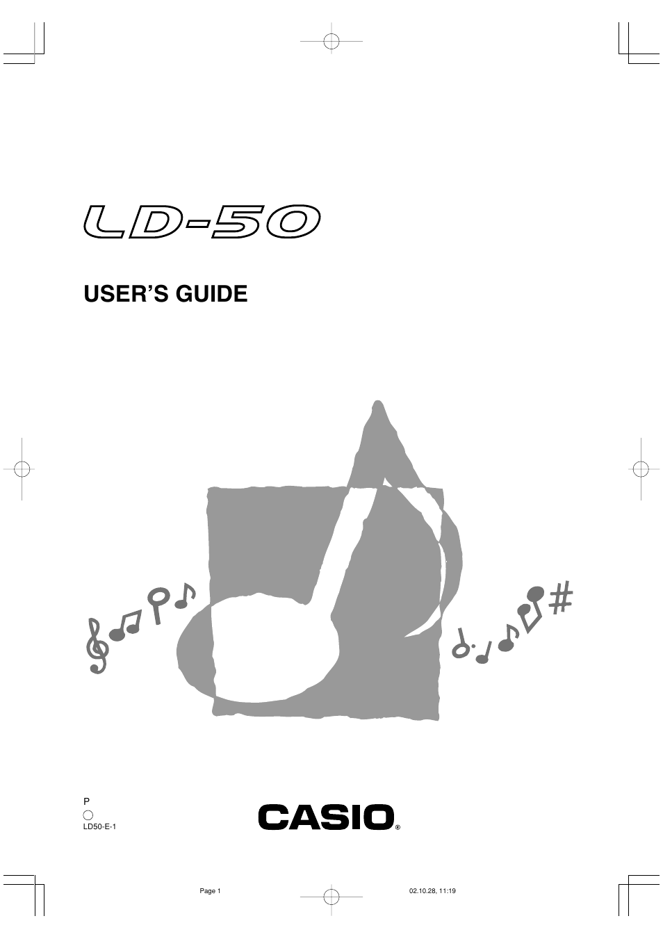 Casio LD50 User Manual | 32 pages