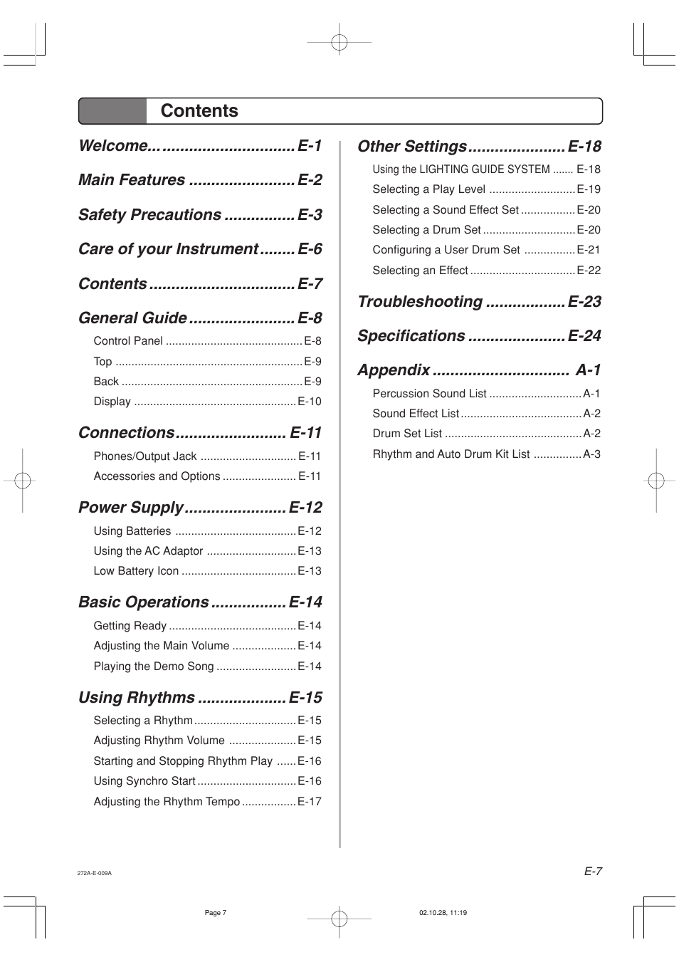 Casio LD50 User Manual | Page 9 / 32