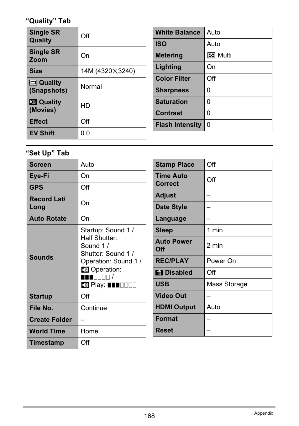 Casio EX-H20G User Manual | Page 168 / 192