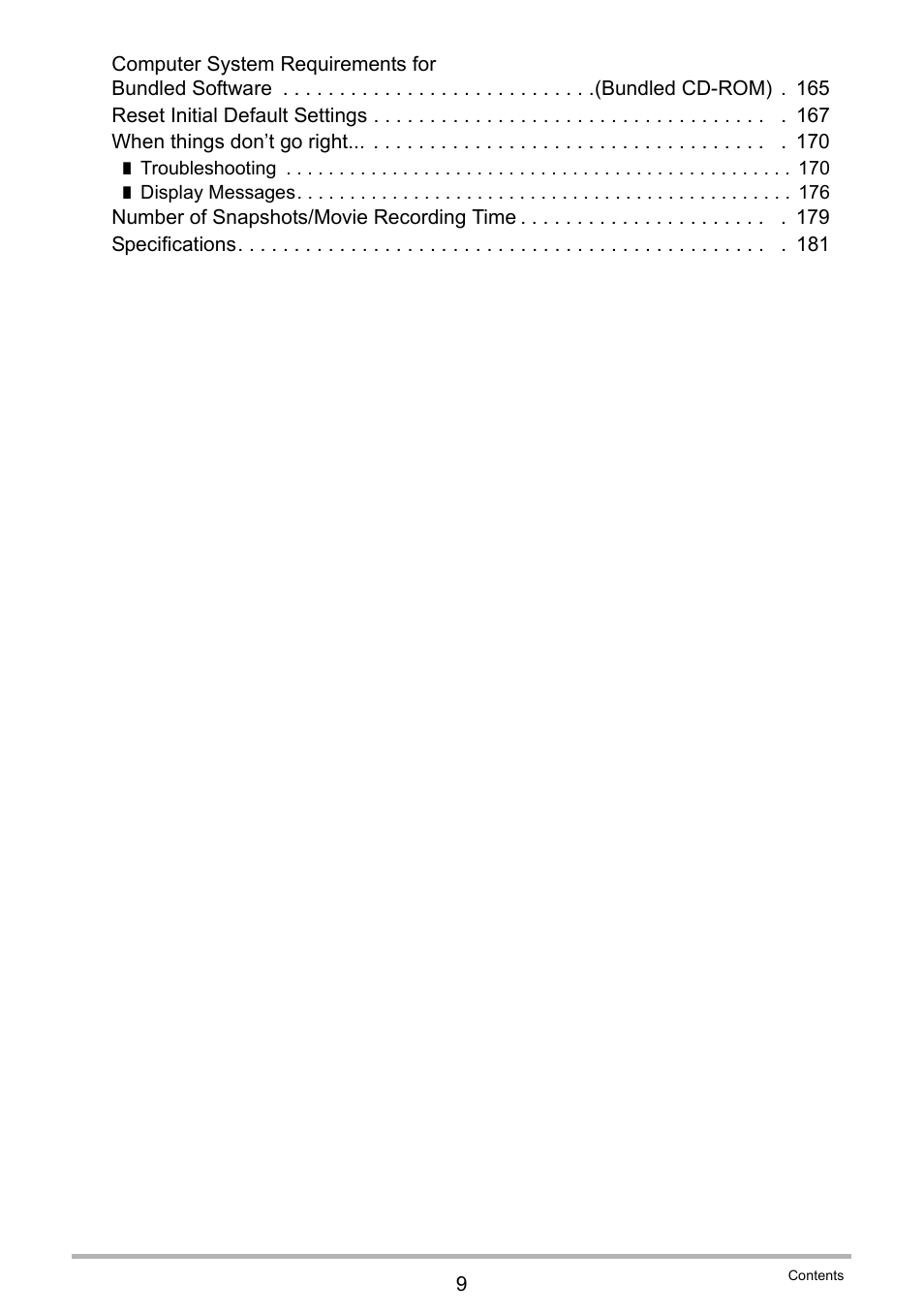 Casio EX-H20G User Manual | Page 9 / 192
