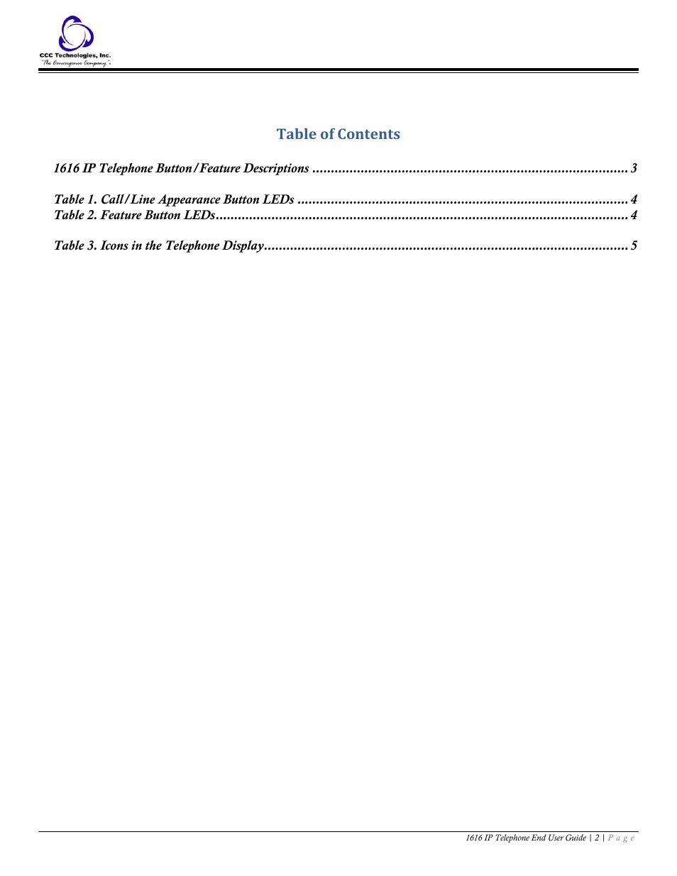 Avaya 1616 IP User Manual | Page 2 / 20