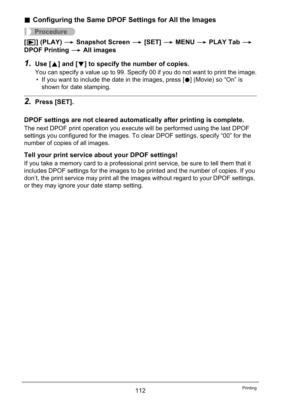 Casio Exilim EX-S200 User Manual | Page 112 / 187