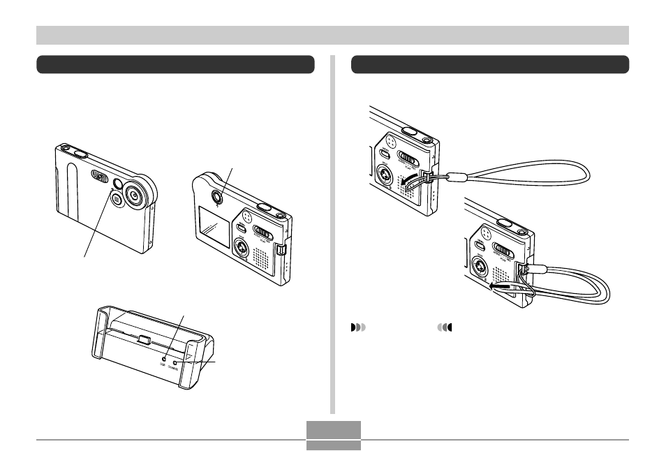 Indicator lamps, Attaching the strap | Casio EX-S2/EX-M2 User Manual | Page 22 / 117