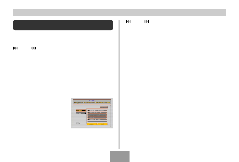 Installing software from the cd-rom in windows, Getting started, Selecting a language | Casio EX-S2/EX-M2 User Manual | Page 83 / 117
