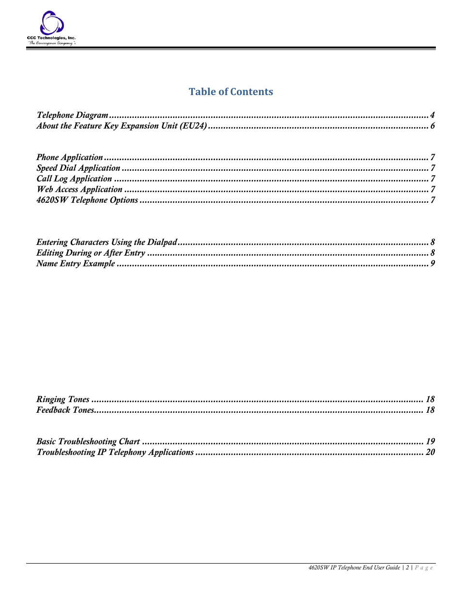 Avaya 4620SW User Manual | Page 2 / 22