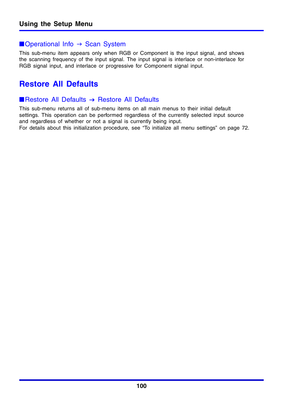 Restore all defaults | Casio XJ-350 User Manual | Page 100 / 120