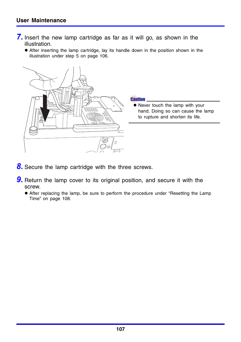 Casio XJ-350 User Manual | Page 107 / 120